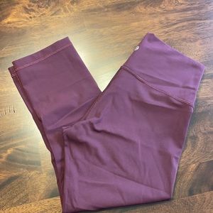 Lululemon High Rise Wunder Under Crop